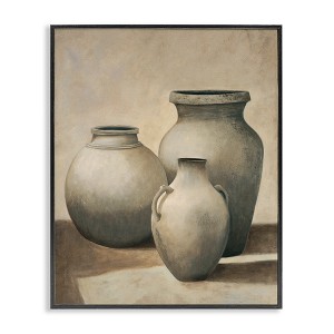 Stupell Industries Clay Plant Pottery Jars Still Life Pencil Sketch, 24" x 30" - 1 of 4