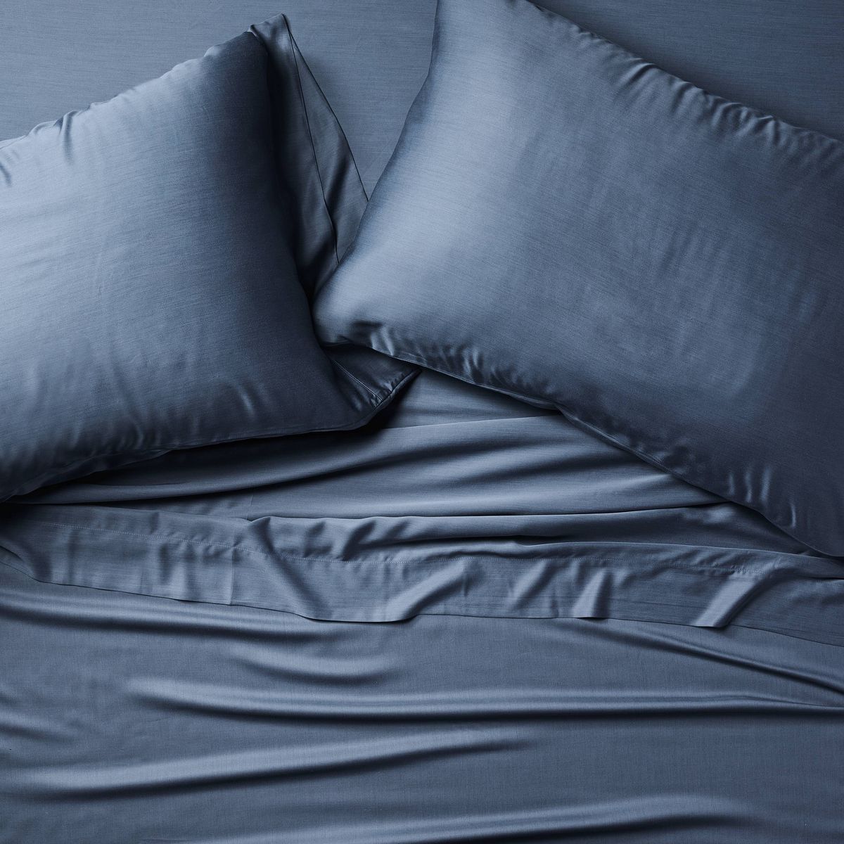 Blue Casaluna bamboo sheet set
