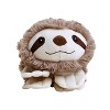 Intelex Warmies Microwavable Lavender Scent Cozy Neck Wrap, Sloth - 2 of 4