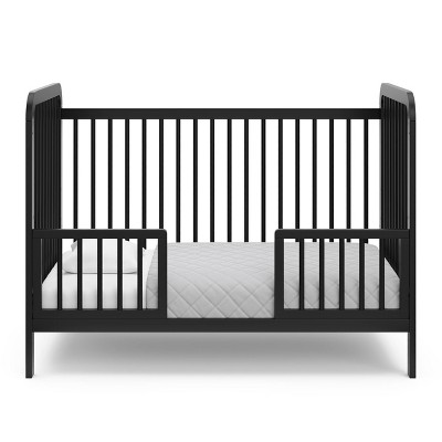 Storkcraft Pasadena Black Pine Wood 3-in-1 Convertible Crib