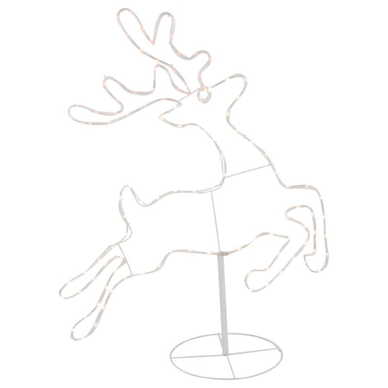 Northlight 36" Lighted Running Reindeer Silhouette Outdoor Christmas Decor, 3 of 8