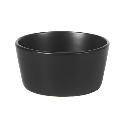 Matte Black Ceramic Stoneware Dinnerware Set - Service for 8