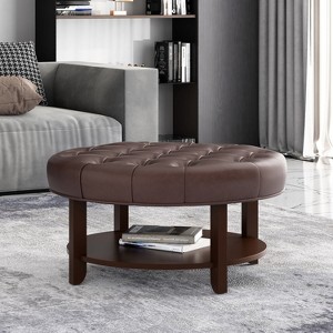 ROUND OTTOMAN - 1 of 1