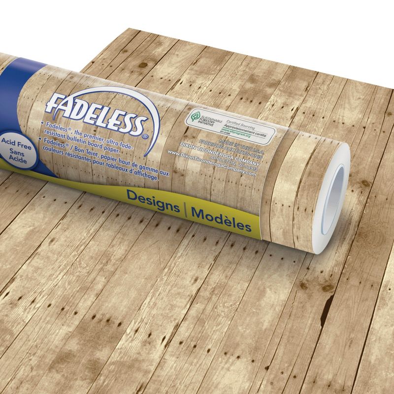Fadeless Designs Paper Roll, Weathered Wood, 48 Inches x 50 Feet, 1 of 6