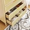 NicBex Rattan Dresser for Bedroom,Natural Style Drawers with Metal pulls,Dressers for Kids Room,Living Room,Entry and Hallway - 4 of 4