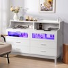 KTMBDW 6 Drawers Dresser for Bedroom, Modern Closet Dresser & Chests of Drawers, Wood Storage Dresser for Bedroom, Living Room, Entryway, Hallway - 3 of 4