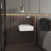 PAGED Floating Nightstand Storage Bedside Table Wall-Mounted Night Stand with Spacious Drawer for Bedroom - 3 of 4