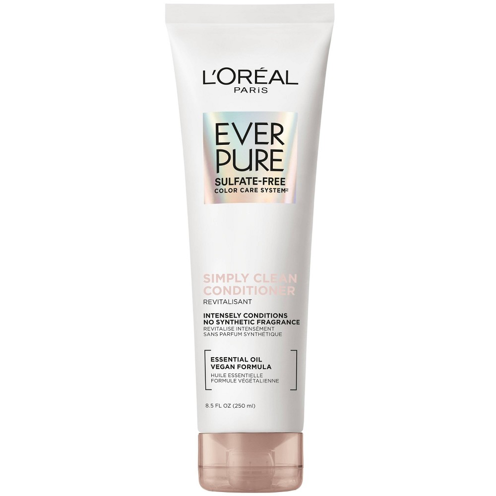 Photos - Hair Product LOreal L'Oreal Paris EverPure Sulfate-Free Simply Clean Conditioner with Essentia 