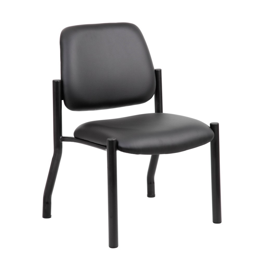 Photos - Computer Chair BOSS 300lbs Weight Capacity Guest Chair Antimicrobial Black -  Office Produ 