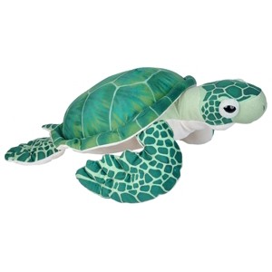 Wild Republic Living Ocean Green Sea Turtle Stuffed Animal, 20 Inches - 1 of 1