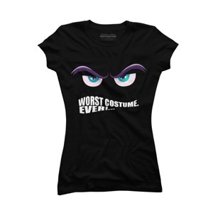 Junior's Design By Humans Worst Costume Ever (Halloween) By Editive T-Shirt - 1 of 3