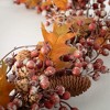 72"L Sullivans Artificial Rustic Berry Leaf Fall Garland, Multicolor - 2 of 3