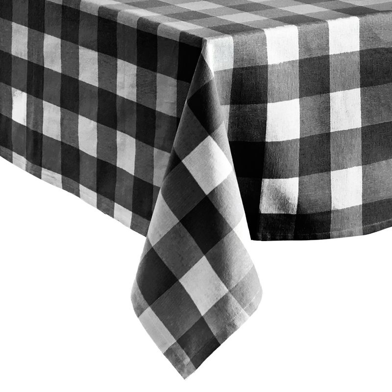 Farmhouse Living Buffalo Check Tablecloth Collection - Elrene Home Fashions, 1 of 4