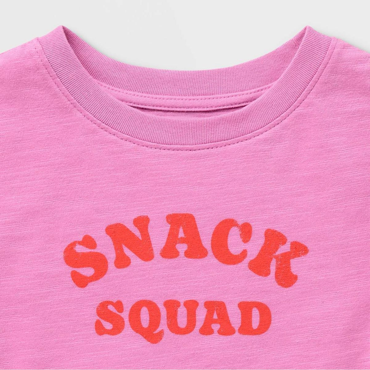 Toddler Girls' Short Sleeve Snack Squad T-Shirt - Cat & Jack™ Purple - thumbnail 3