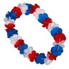 Magic Matt’s Brilliant Blinkys Hawaiian Flower Lei Necklace, Red, White and Blue - 3 of 3
