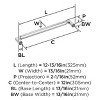 Amerock Balon Appliance Pull for Large Panels and Oversized Cabinets - 3 of 4