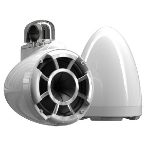 Wet Sounds REV 8 Fixed Clamp Tower Speakers - White (Pair) - 1 of 4