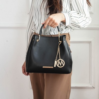 MKF Collection Shoulder Bag with Adjustable Strap, Isidora | MKF Collection by Mia K - Black — фото 2