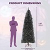 Artificial Pencil Christmas Tree with Metal Stand - Slim Holiday Decoration for Home, Office, Christmas - 4 of 4