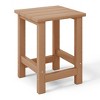 WestinTrends Malibu Kids Outdoor Patio Furniture HDPE Adirondack Square Side Table - 4 of 4
