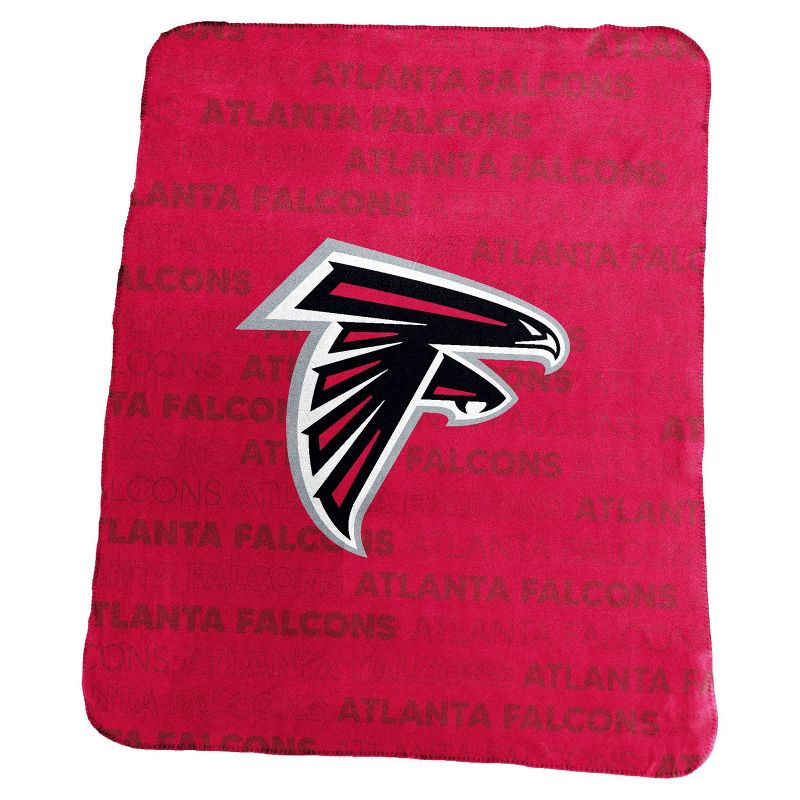 NFL Atlanta Falcons Classic Fleece Throw Blanket, 1 of 2