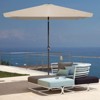 Hyleory 8' x 10' Rectangular Patio Umbrellas for Outdoor, Large Outdoor Patio Umbrellas with 6 Sturdy Ribs for Market, Garden, Pool - 2 of 4