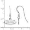 Black Bow Jewelry Sterling Silver Mississippi Rebels NCAA Dangle Earrings - 2 of 3