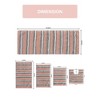 Home Weavers Glamour Collection 100% Polyester Microfiber Bathroom Rug, Non Slip Bath Mat Water Absorbent Soft Microfiber Shaggy Mat Machine Washable - 2 of 4