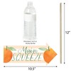 Big Dot of Happiness Funny Little Clementine - Orange Citrus Baby Shower or Birthday Party Photo Booth Props Kit - 10 Piece - 3 of 4