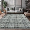 Modern Plaid Living Room Area Rug - 2 of 4
