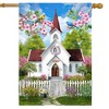 Briarwood Lane House Flag 40x28 For Outdoor Church in Spring For Spring House Flag - 2 of 4
