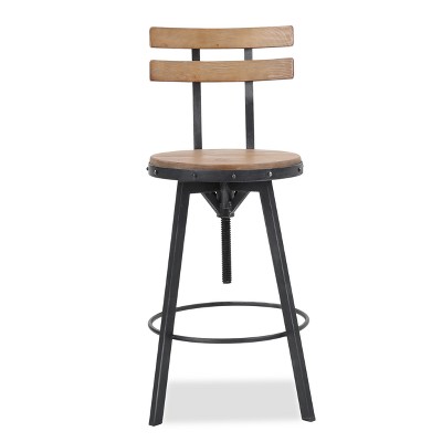 Fenix Wooden Barstool Antique - Christopher Knight Home