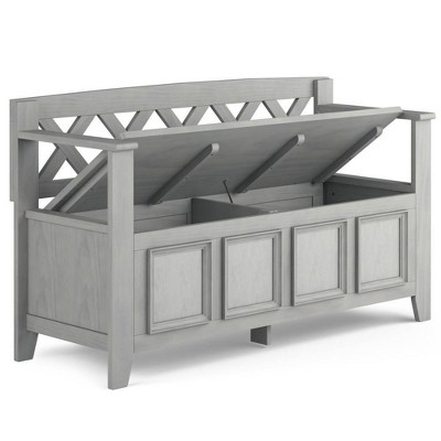 Keiko Armed Storage Bench - Dark Gray - Christopher Knight Home ...
