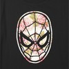 Girl's Marvel Spider-Man Floral Print Crop T-Shirt - 2 of 3