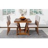 NicBex Wood Dining Table Set for 4 Kitchen Table and Chairs with 4 Upholstered Chairs with Backrest for Living Room, Dining Room Restaurant - 2 of 4