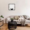 Stupell Industries Black Cat Peeking From Below, 25" x 25" - 2 of 4