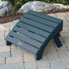 Hamilton Folding & Reclining Adirondack Chair with Folding Adirondack Ottoman - Highwood - 4 of 4