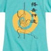 Girls' - Avatar: The Last Airbender - Aang Momo Kanji Fitted Short Sleeve Graphic T-Shirt - 2 of 4