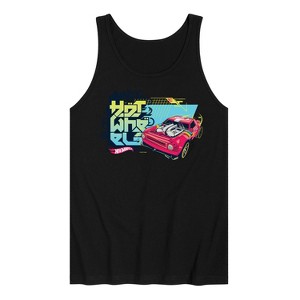 Men's - Hot Wheels - Red Car And Logo Graphic Tank Top - 1 of 3