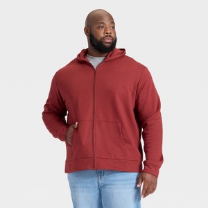 Men's Every Wear Fleece Full Zip Sweatshirt - Goodfellow & Co™ - 1 of 3