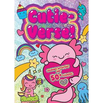 Jumbo Foil Coloring Book: Cutie-Verse - (Jumbo 224-Page Coloring Book) by  Editors of Silver Dolphin Books (Paperback)
