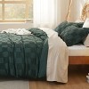 3 Pieces Boho Duvet Cover Set for All Seasons Soft Shabby Chic Embroidery Boho Bedding - 3 of 4