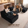XIZZI Plush Sofa Sets with Pure Sponge Comfort, Ultra Supportive No Assembly Required Sectional Couch, High-Density Sponge for Lasting Relaxation - 4 of 4
