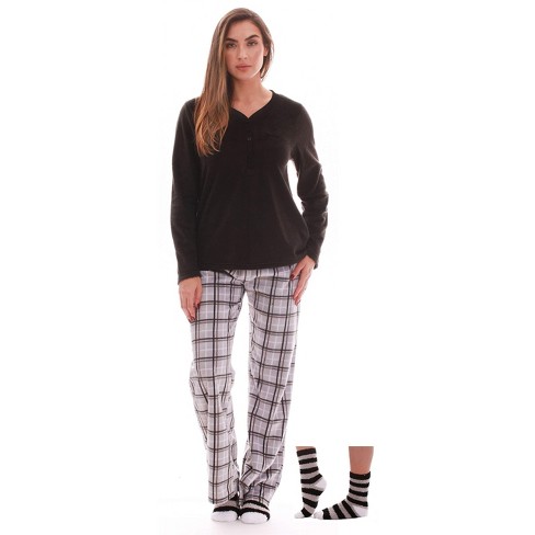 Just Love Womens Ultra soft Pajama Pant Set With Matching Socks