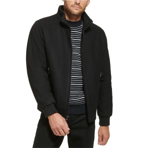 Calvin Klein Mens Wool Blend Bomber Jacket - 1 of 1