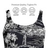 Lands' End Women's Chlorine Resistant Scoop Neck Soft Cup Tugless Sporty One Piece Swimsuit - 3 of 4