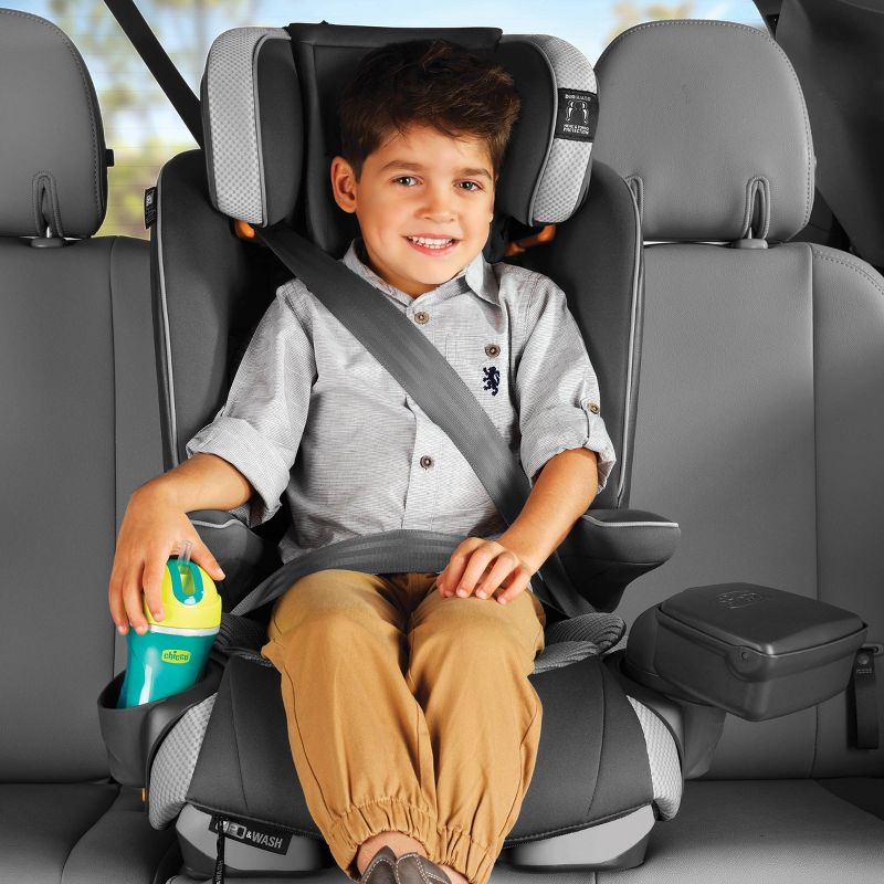 Chicco MyFit Zip Air Harness Booster Car Seat - Q Collection, 4 of 15