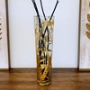Slickblue Handcrafted Glass Vase, Conical Flower Holder, Slim Table Centerpiece, Indoor Outdoor Use, Color & Size Options - 4 of 4