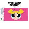 Powerpuff Girls Bubbles Head Automotive Bumper Sticker - 2 of 4