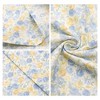 Unique Bargains Soft Cotton Floral Pattern Pillowcase with Envelope Closure for Hair and Skin Set of 2 - 3 of 4
